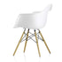 Cadeira de Braços em Plástico Eames DAW / Base Ácer